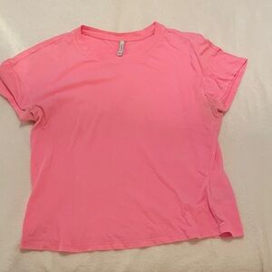 Z Supply Bright Pink Short Sleeve Tee